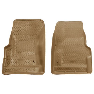 Husky Classic Style Floor Liners - Front (Tan) - 31733